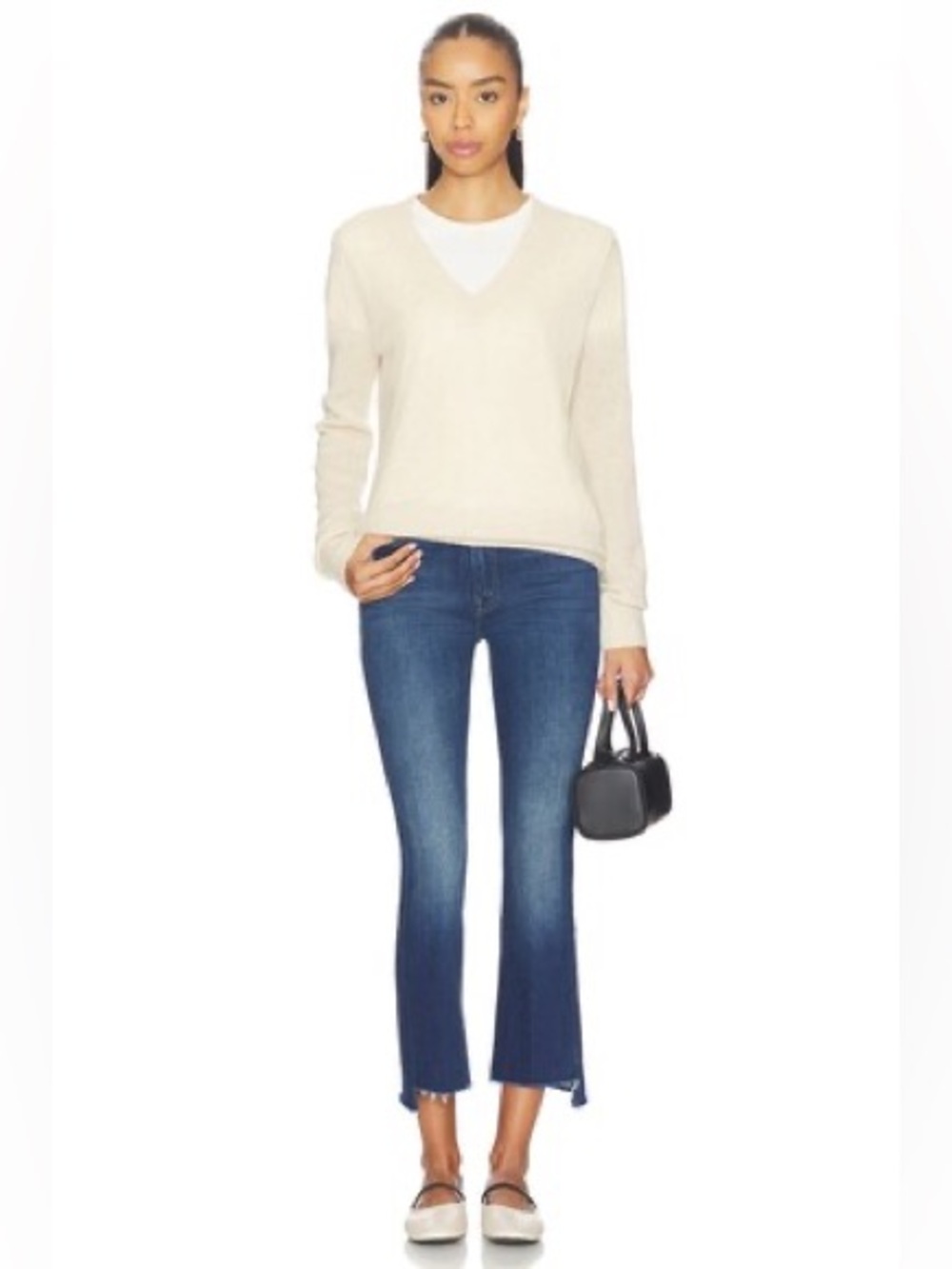 MOTHER The Insider Crop Step Hem Jeans